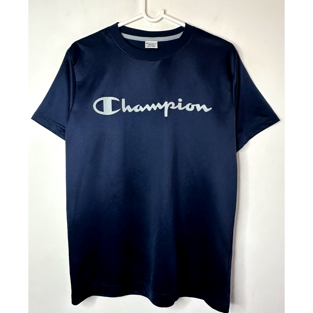 CHAMPION BLACK M SIZE DRI-FIT SPORTS TEE