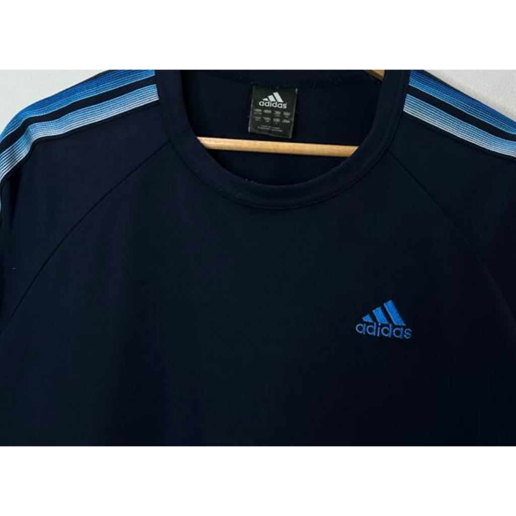 ADIDAS BLUE M SIZE DRI-FIT SPORTS TEE