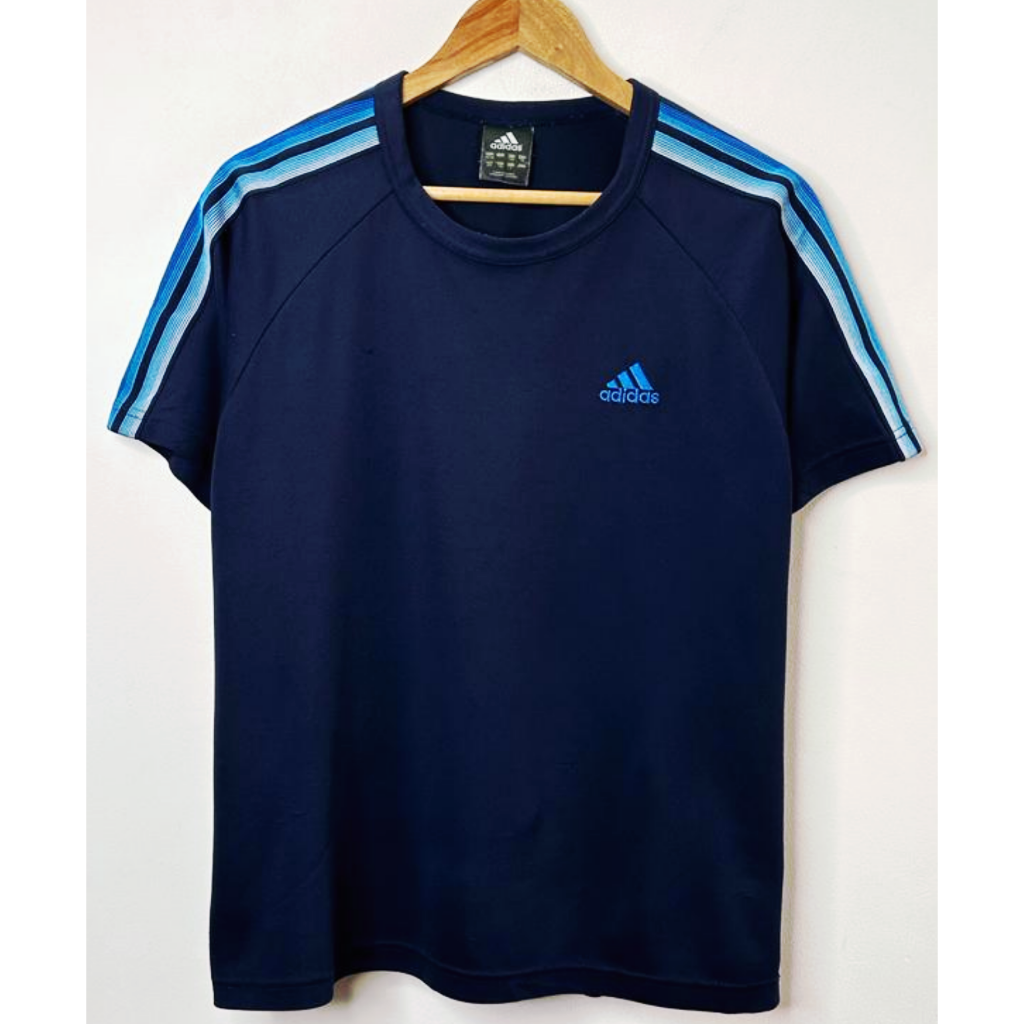 ADIDAS BLUE M SIZE DRI-FIT SPORTS TEE