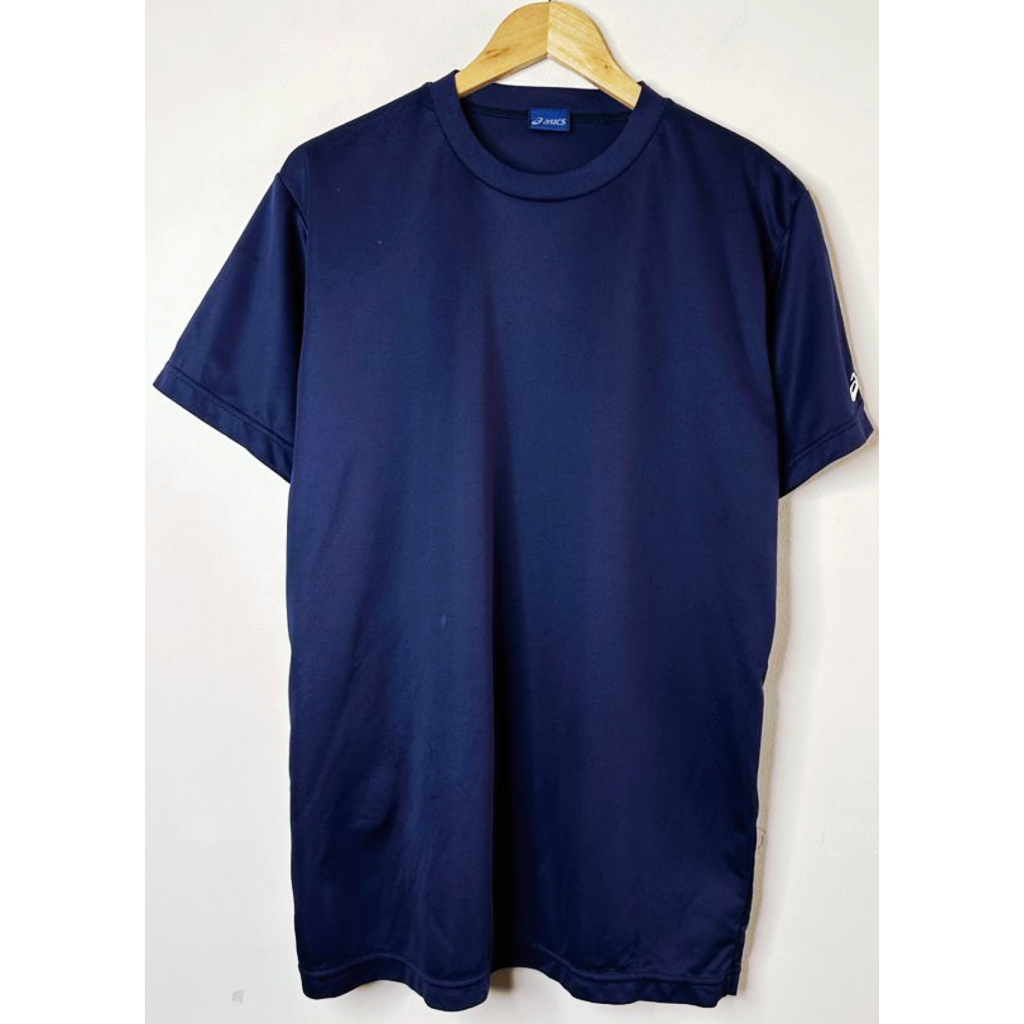 ASICS BLUE L SIZE DRI-FIT SPORTS TEE