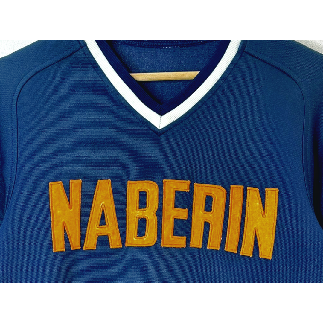 NABEAIN BLUE SIZE S BASEBALL JERSEY