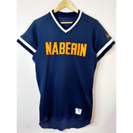 NABEAIN BLUE SIZE S BASEBALL JERSEY