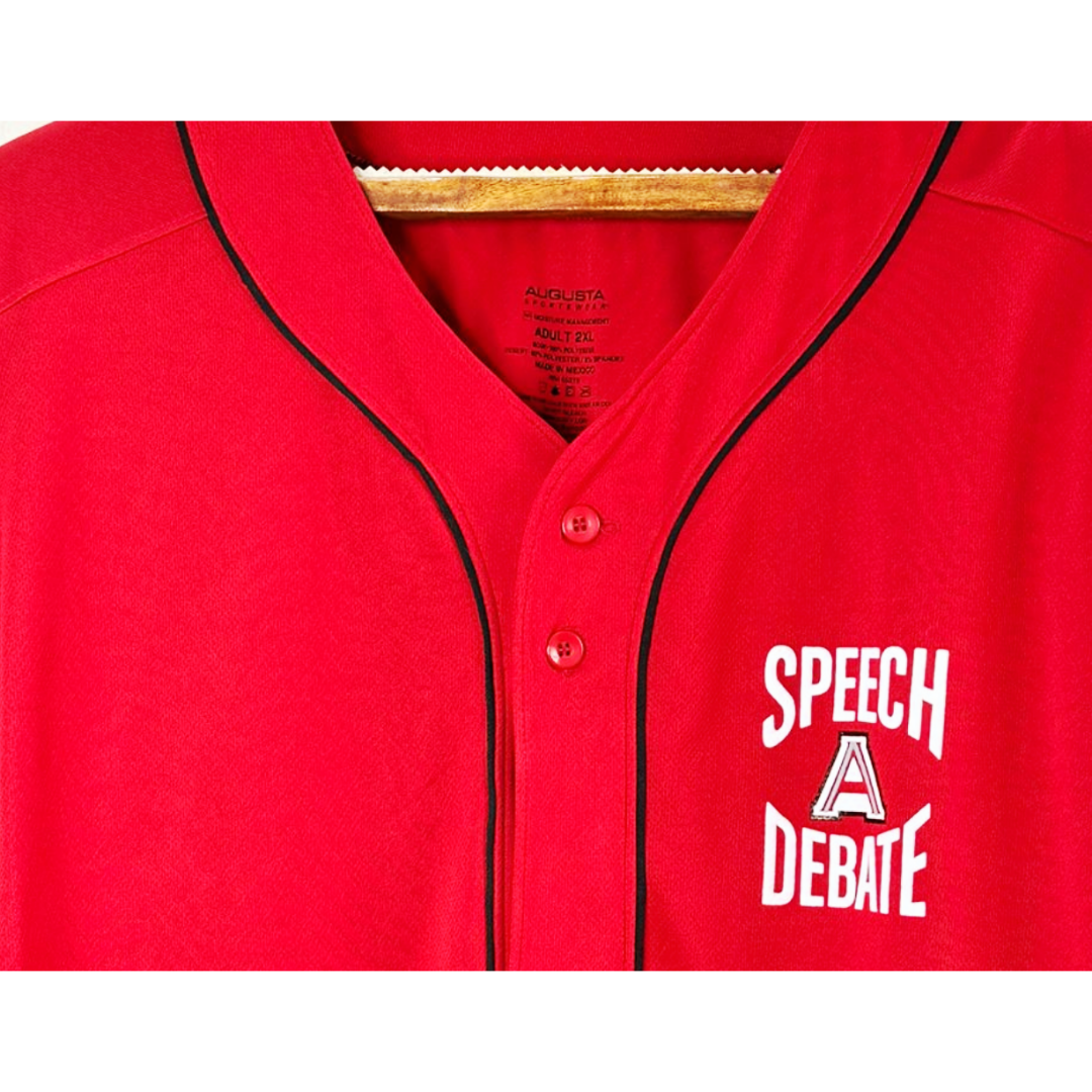 AUGUSTA RED SIZE 2XL BASEBALL JERSEY