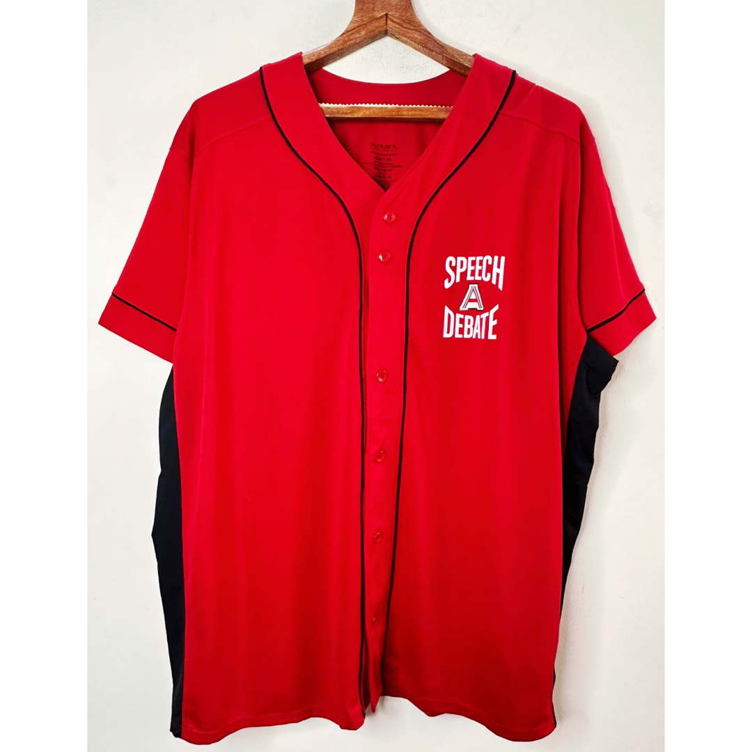 AUGUSTA RED SIZE 2XL BASEBALL JERSEY