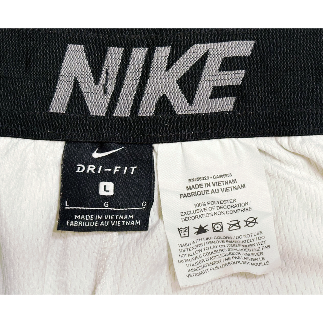 NIKE WHITE SIZE L SHORTS