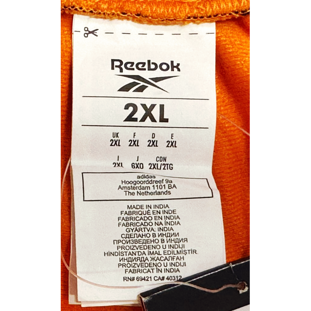 REEBOK ORANGE SIZE 2XL TRACK PANT