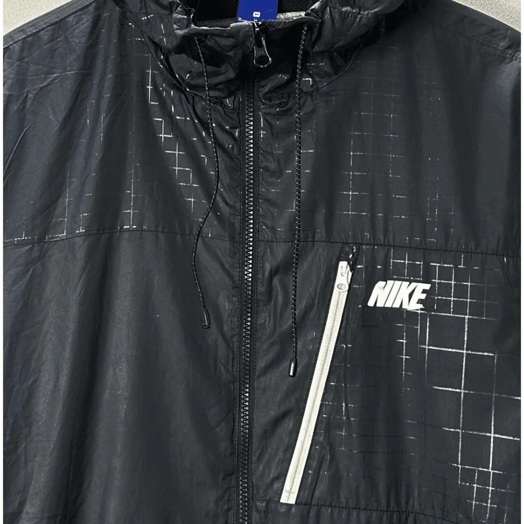 NIKE BLACK SIZE M WINDBREAKER SIZE: M JACKETS