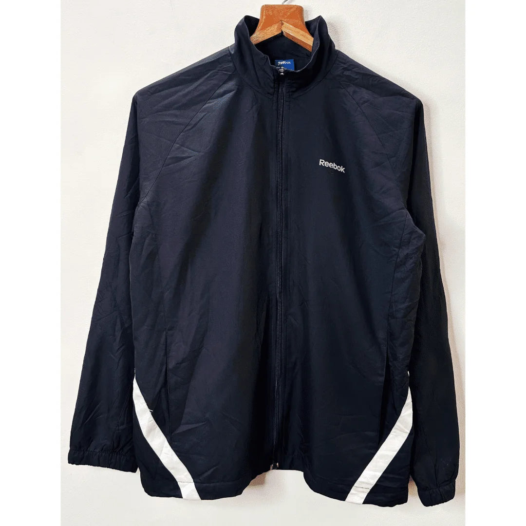 REEBOK BLACK SIZE M WINDBREAKER SIZE: M JACKETS