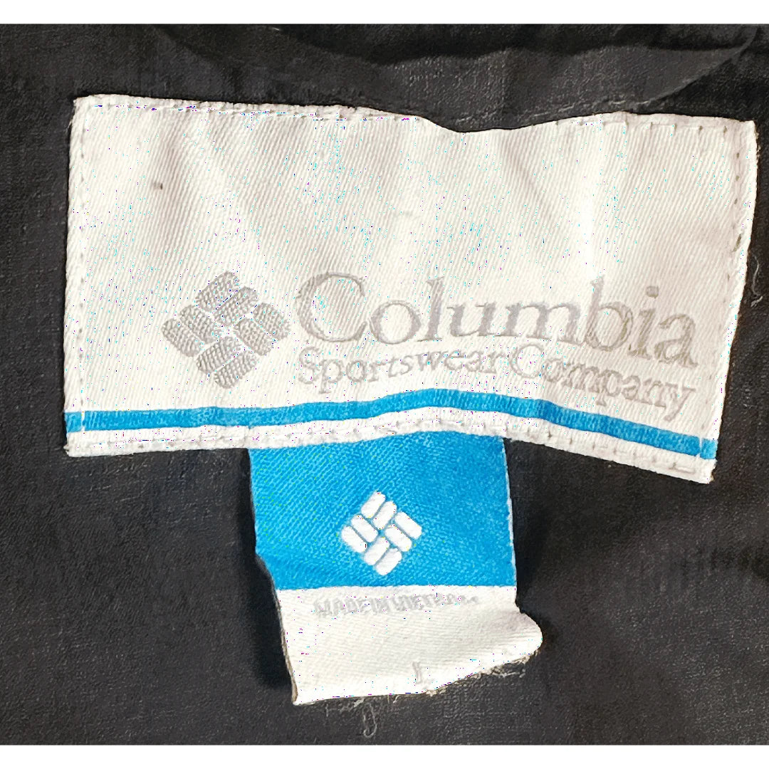 COLUMBIA BLACK SIZE 2XL WINDBREAKER SIZE: 2XL JACKETS