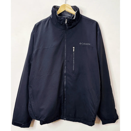 COLUMBIA BLACK SIZE 2XL WINDBREAKER SIZE: 2XL JACKETS