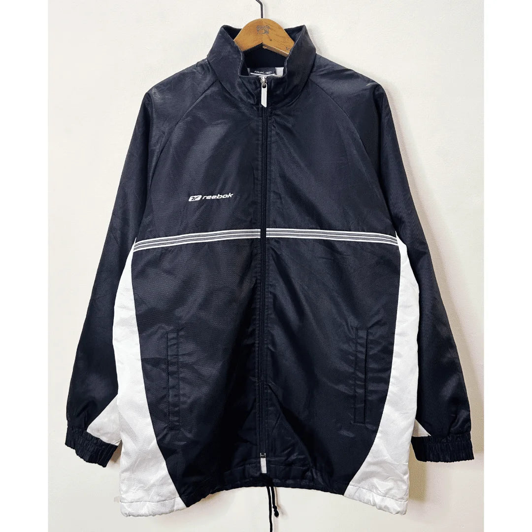 REEBOK BLACK SIZE L WINDBREAKER SIZE: L JACKETS