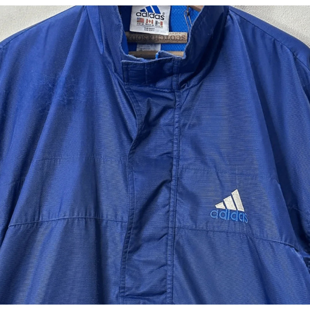 ADIDAS BLUE SIZE 2XL WINDBREAKER JACKETS