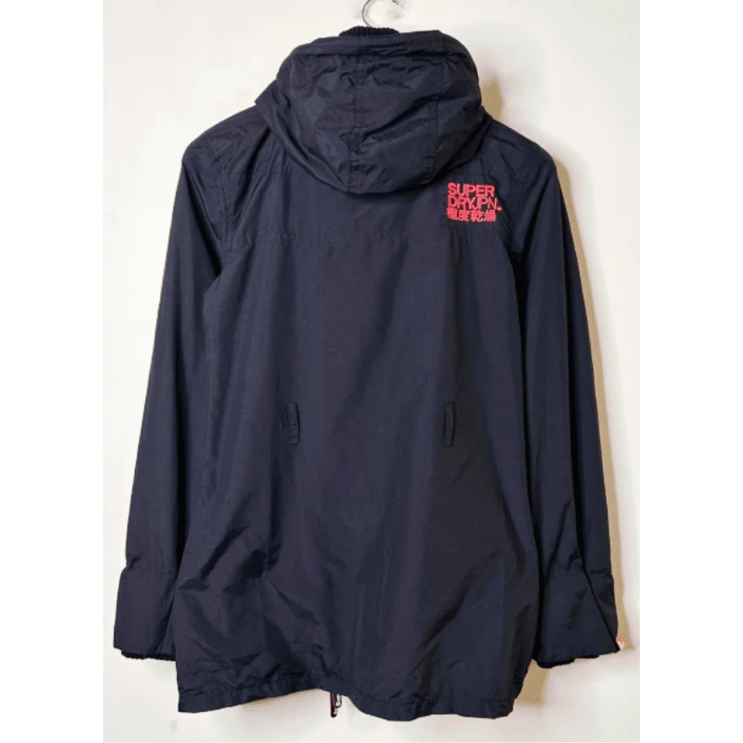 SUPERDRY BLACK SIZE XS WINDBREAKER JACKET