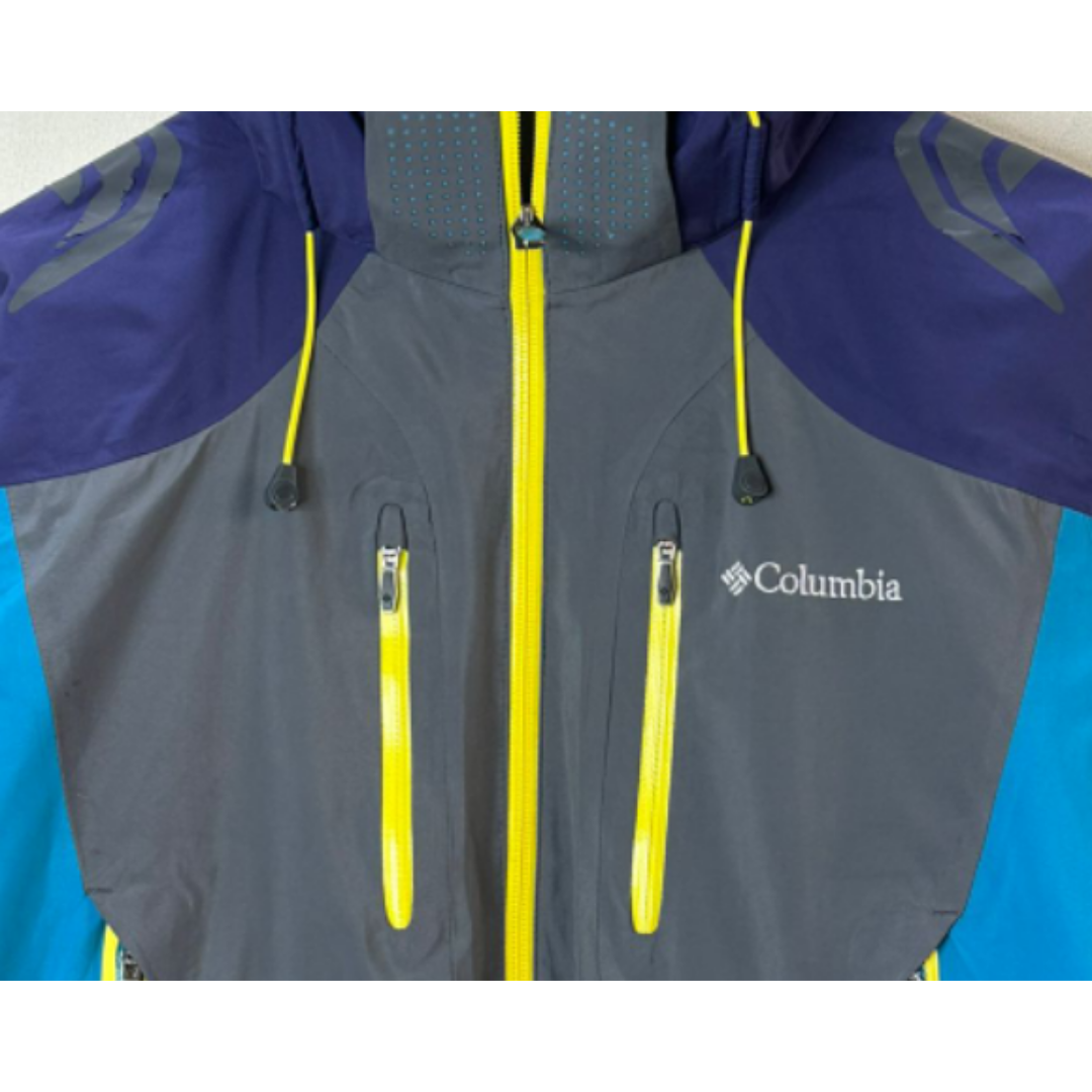 COLUMBIA GREY SIZE Small  WINDBREAKER JACKET .