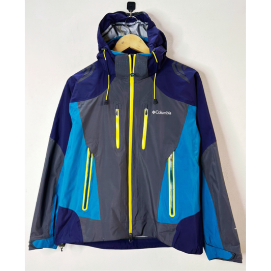 COLUMBIA GREY SIZE Small  WINDBREAKER JACKET .