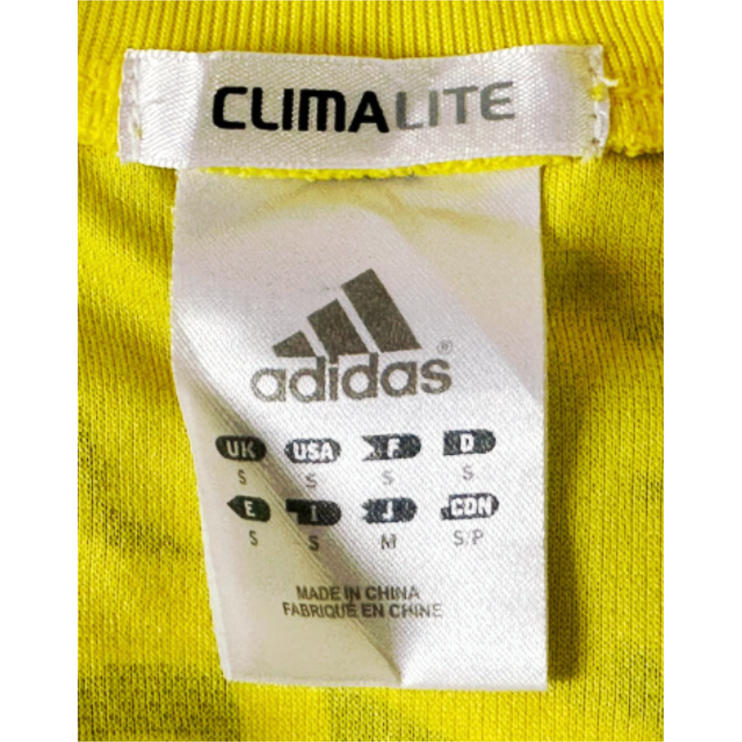 ADIDAS YELLOW SIZE M JERSEY