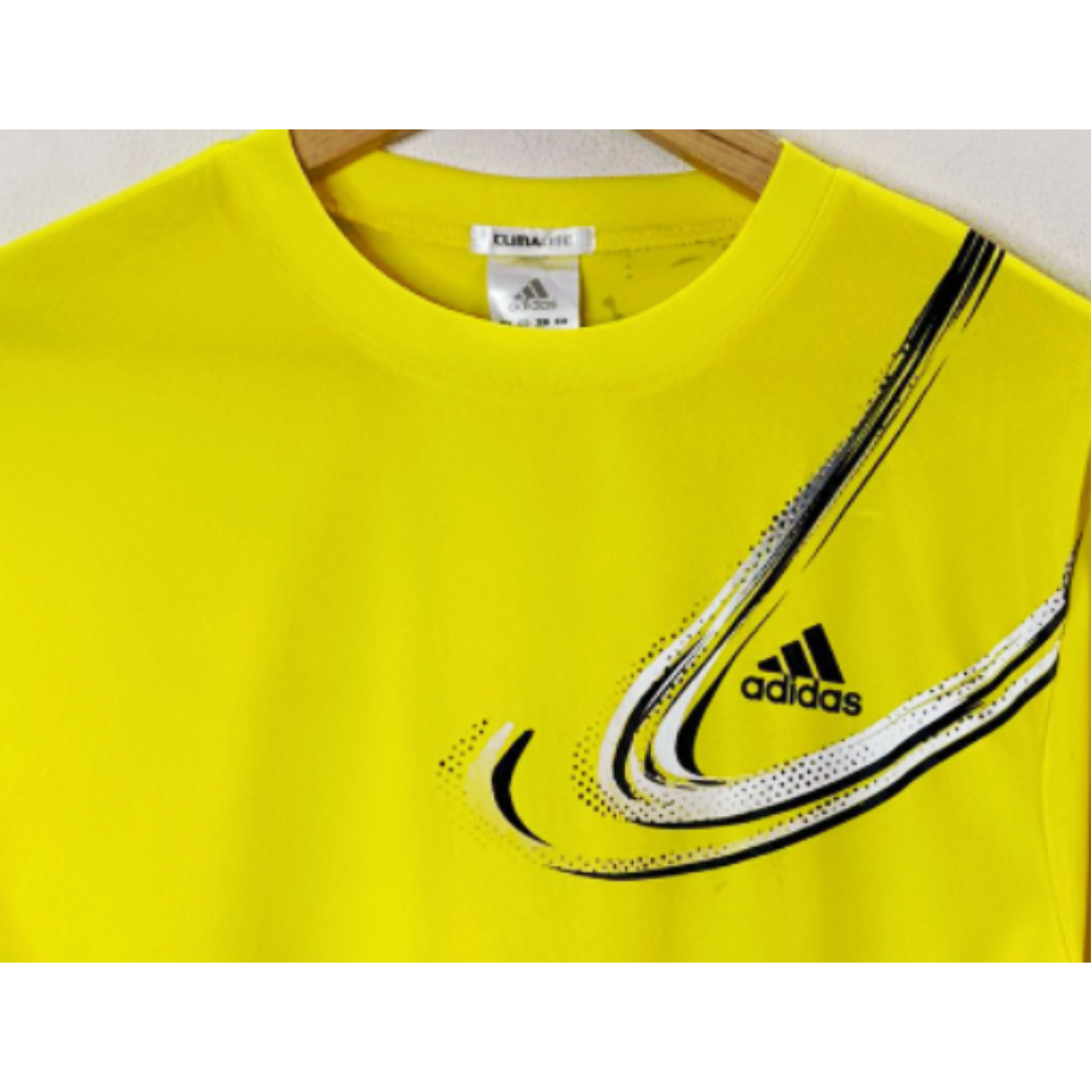 ADIDAS YELLOW SIZE M JERSEY