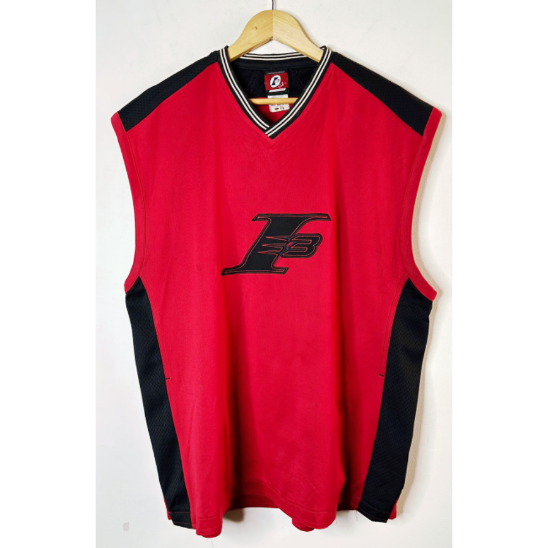 REEBOK RED SIZE 2XL BASKETBALL JERSEY