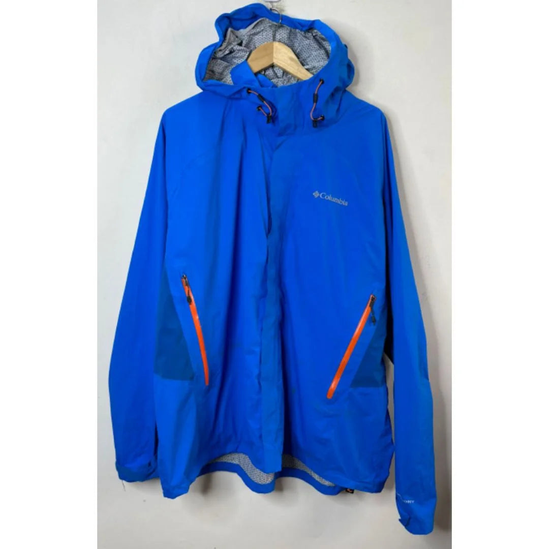 COLUMBIA BLUE SIZE XL WINDBREAKER JACKET.