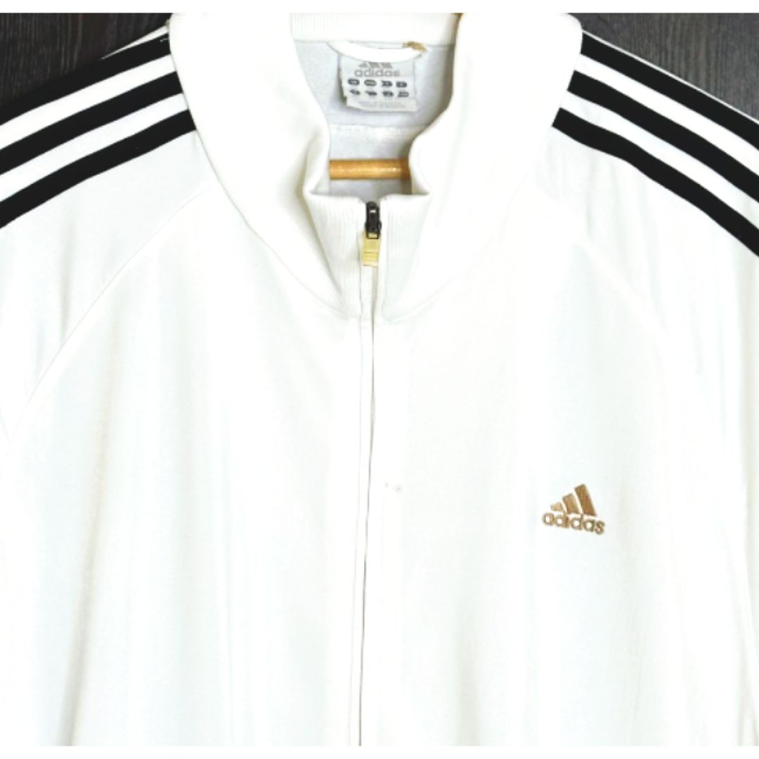 ADIDAS WHITE SIZE 2XL SPORTSWEAR JACKET