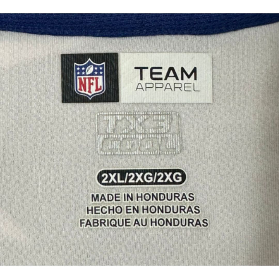 COLTS NFL TEAM APPAREL SIZE 2XL PREMIUM JERSEY