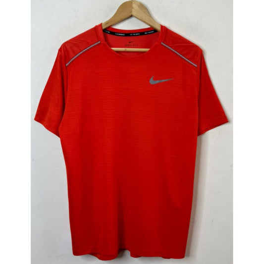 NIKE RED SIZE L DRI FIT SPORTS TEE