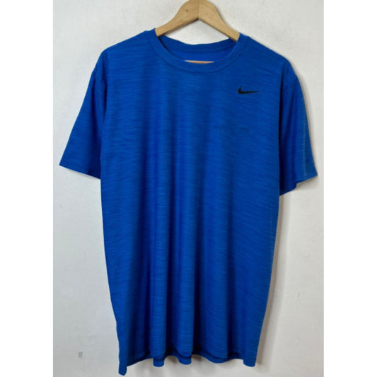 NIKE BLUE SIZE XL DRI FIT SPORTS TEE