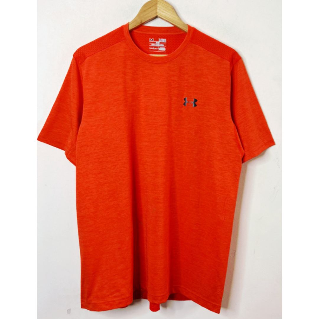 UNDER ARMOUR ORANGE SIZE XL DRI FIT SPORTS TEE