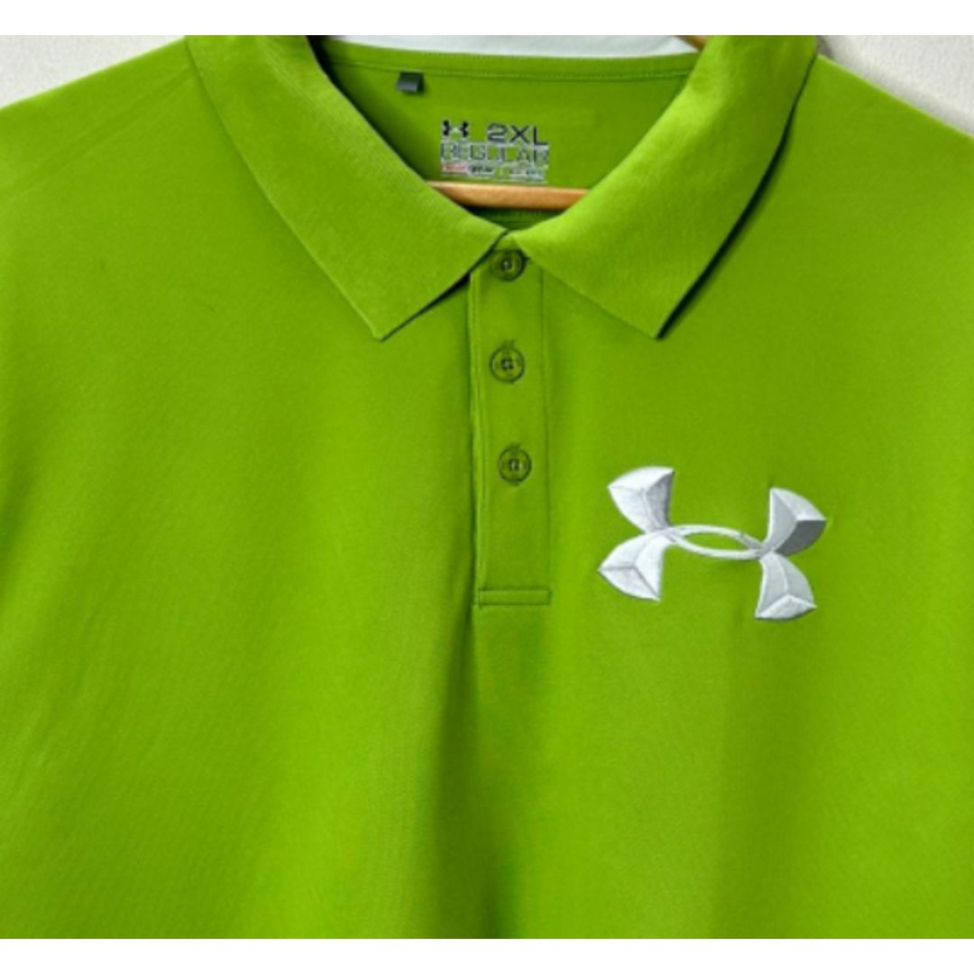 UNDER ARMOUR GREEN SIZE 2XL DRI FIT SPORTS TEE