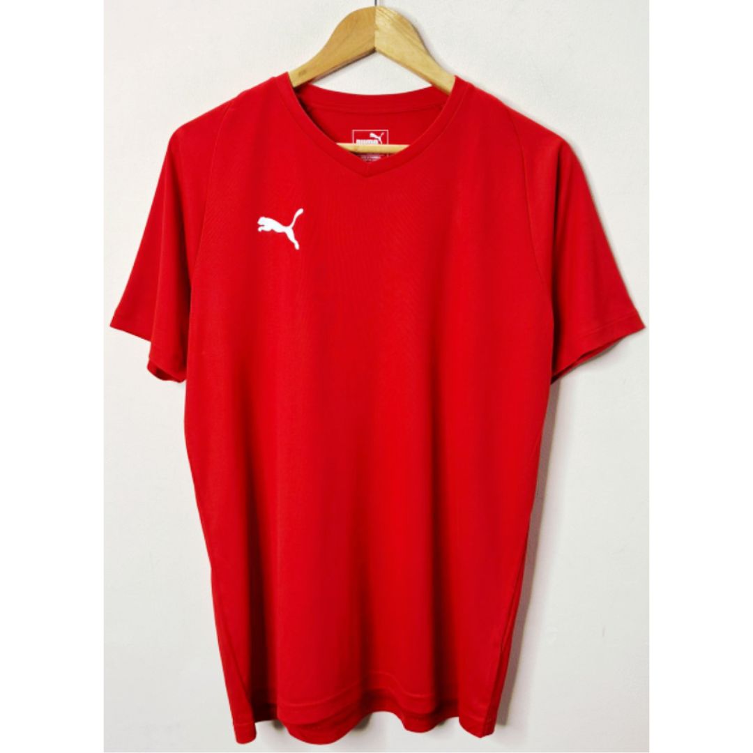 PUMA RED SIZE M DRI FIT SPORTS TEE