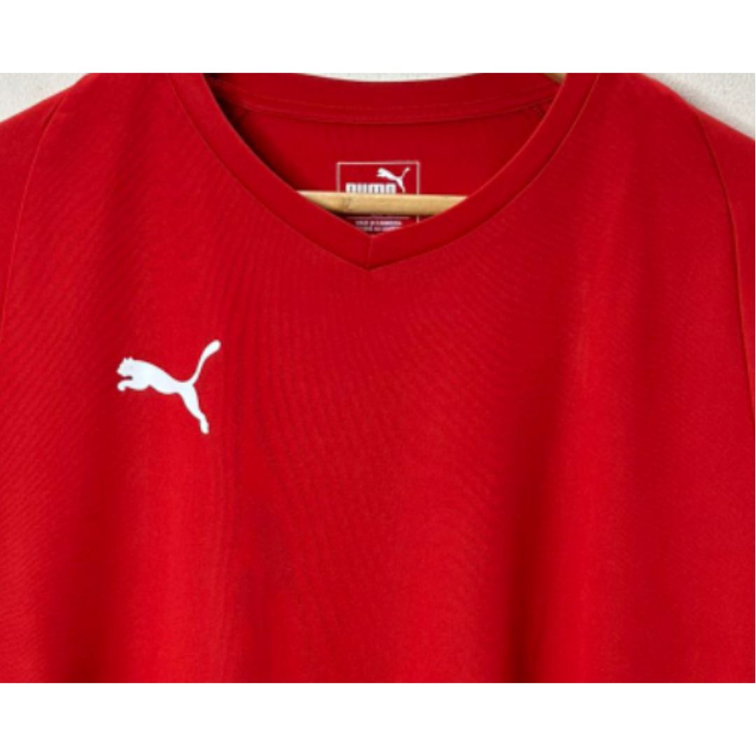 PUMA RED SIZE M DRI FIT SPORTS TEE