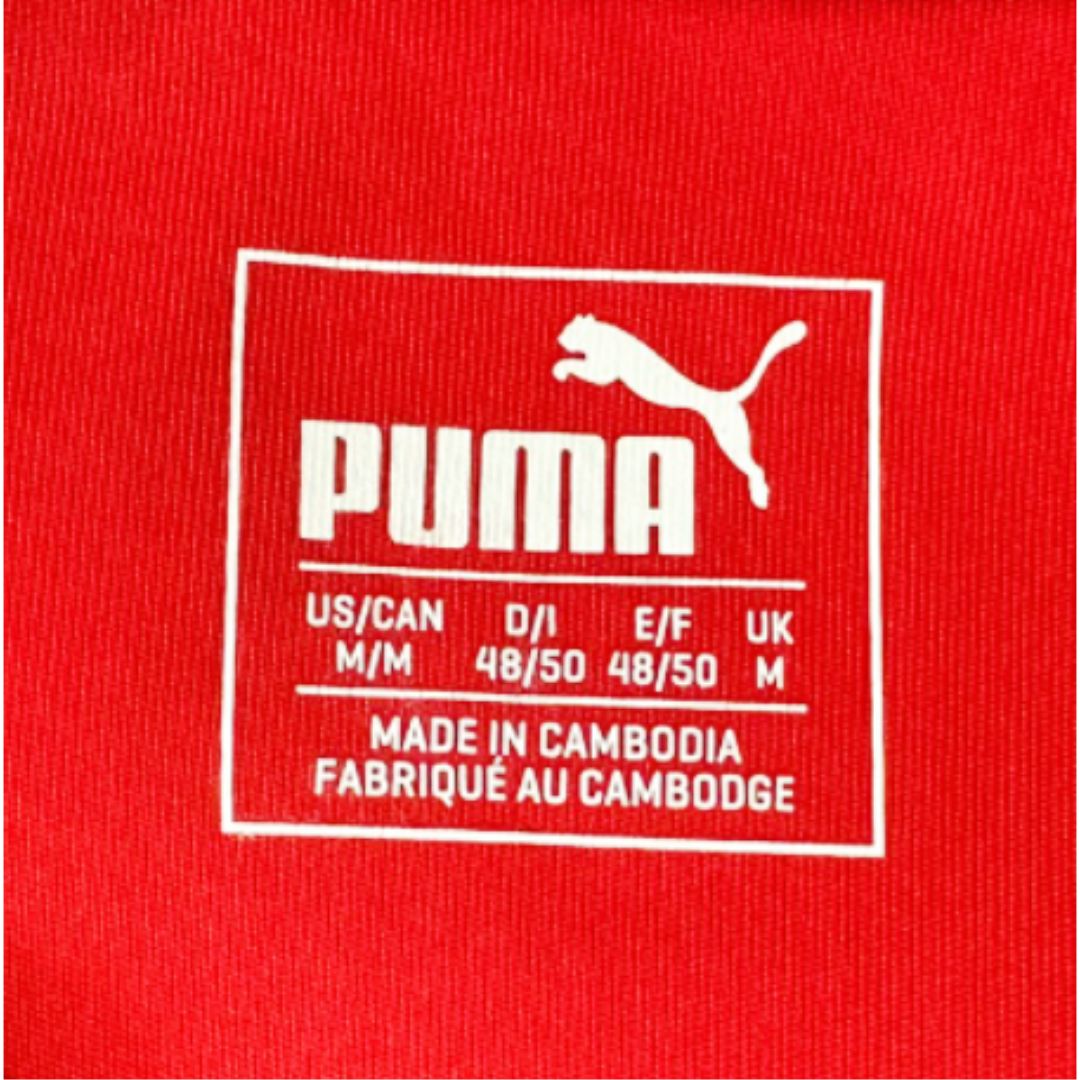 PUMA RED SIZE M DRI FIT SPORTS TEE