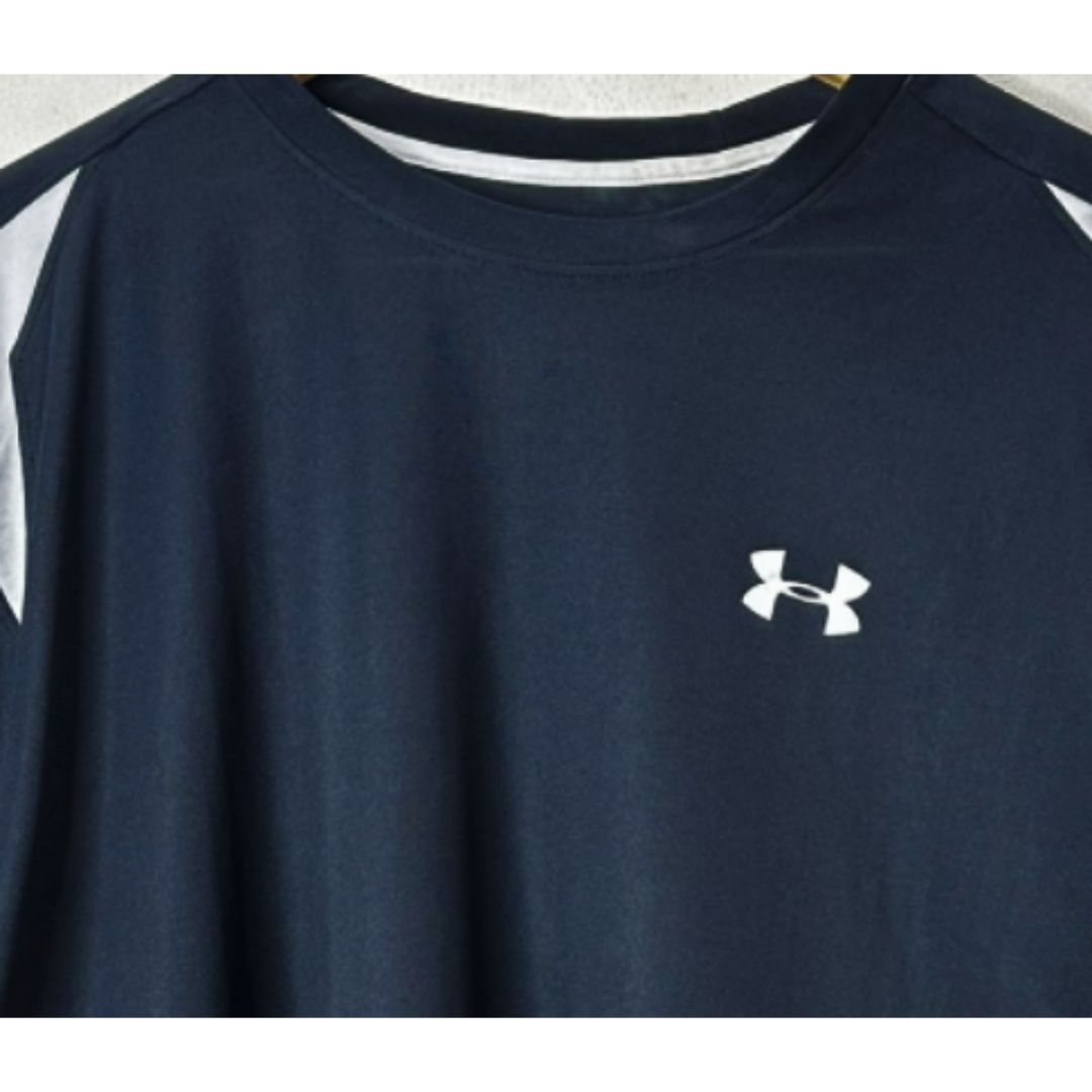 UNDER ARMOUR NAVY BLUE SIZE 2XL DRI FIT SPORTS TEE