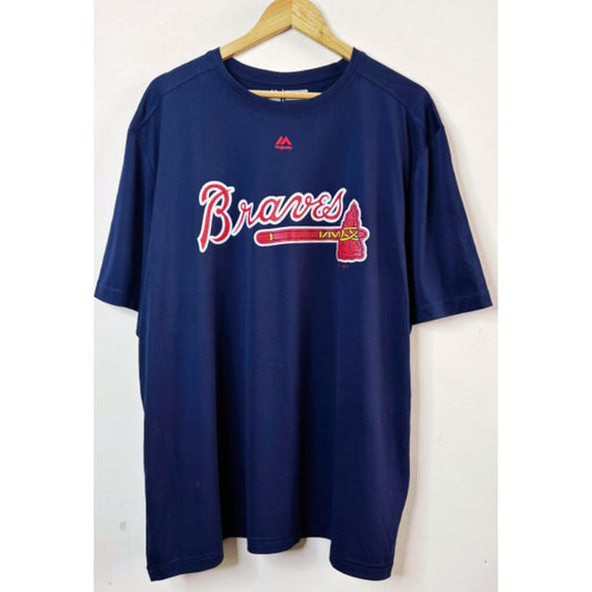 BRAVES BLUE SIZE 2XL PREMIUM BASEBALL JERSEYS