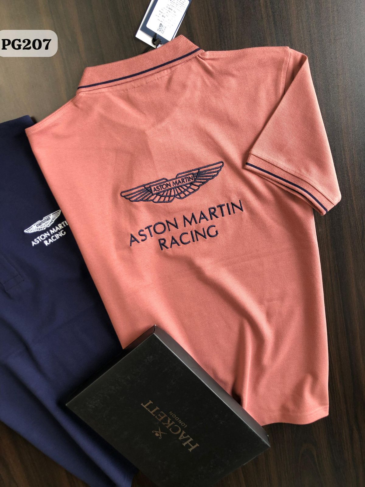 Hackett x Aston Martin Polo – Refined Rose Luxury Style